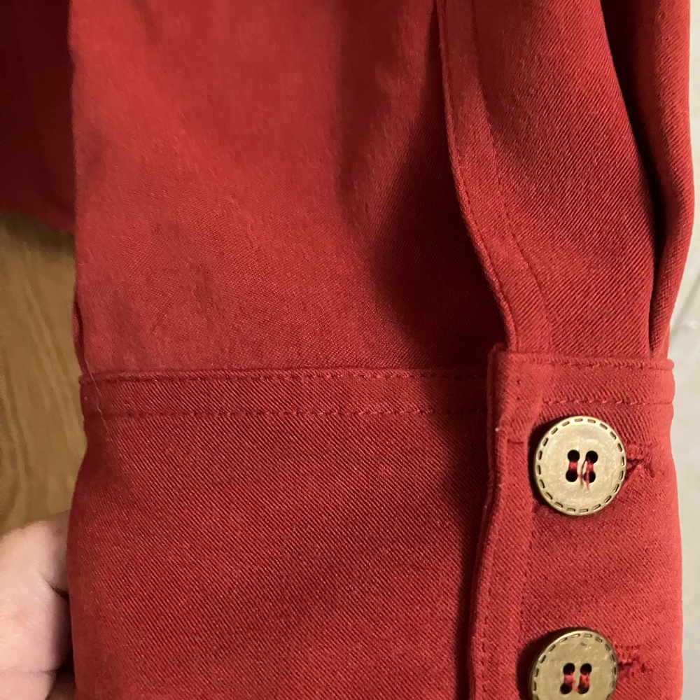 Alfred Dunner Rust Button-Up Blazer Women’s Size 10 - Picture 6 of 6